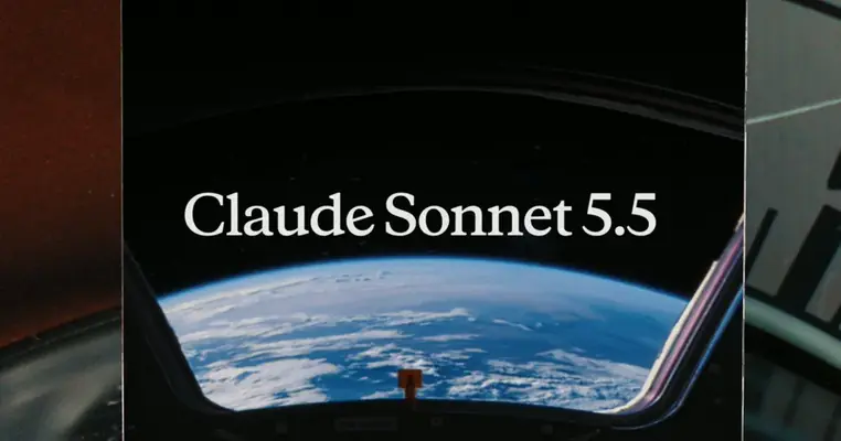 Anthropic 发行人页上的 Claude Sonnet 5.5 封面