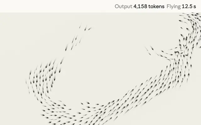 Anthropic 发行人页上 Sonnet 5.5 与 Sonnet 5 的同题速度对照演示帧