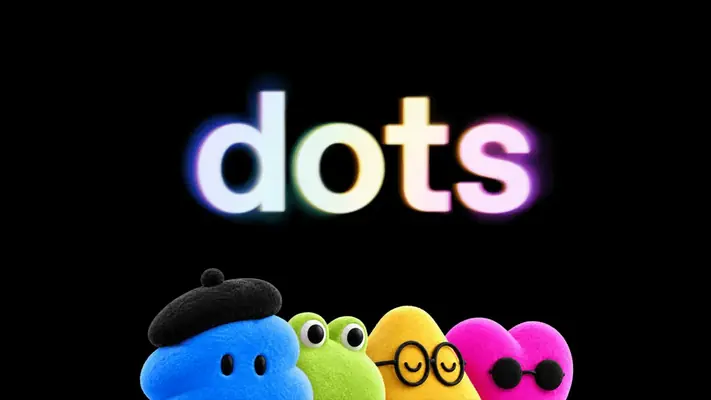 dots 的气泡形象和任务界面