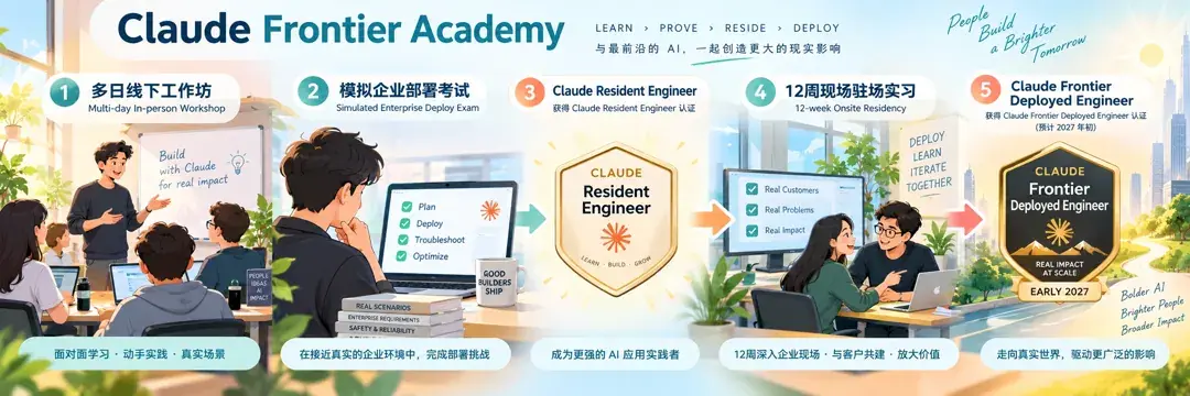 多日面授考过拿驻院工程师徽章,再驻场 12 周拿第二枚徽章