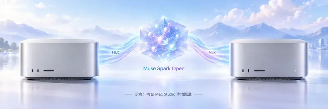 两台 Mac Studio 本地运行示意